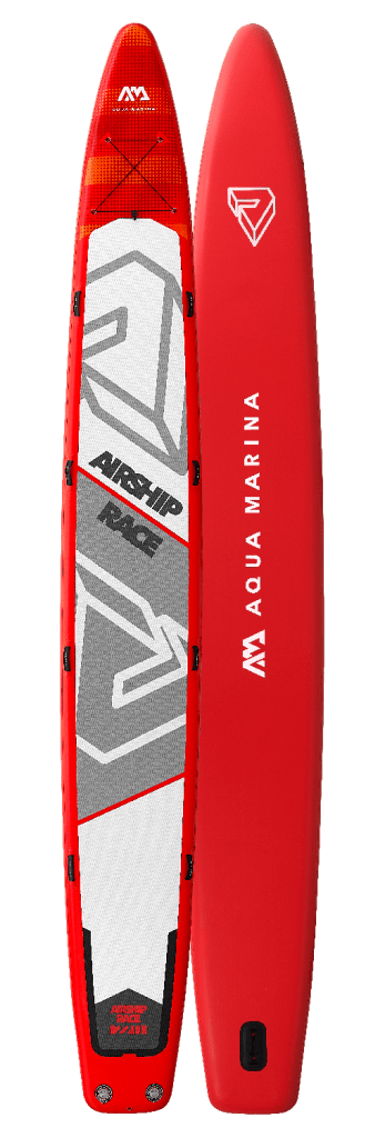 Aqua Marina Airship Race 22'0" Multi-Person Inflatable Race SUP – High-Speed Team Paddleboard - Aloha Swim Wellness