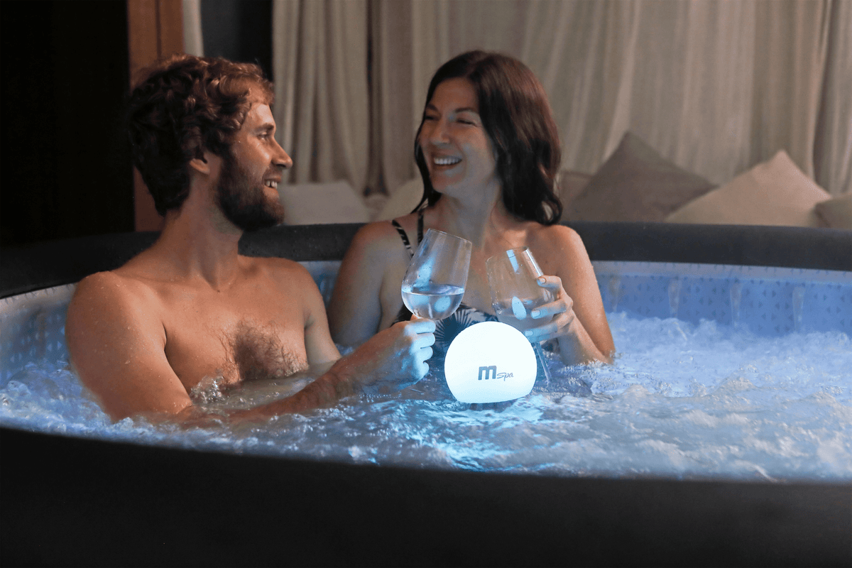 Aqua Marina Aurora Urban Inflatable Spa – LED Ambiance, Auto-Inflation & Integrated Water Care - Aloha Swim Wellness