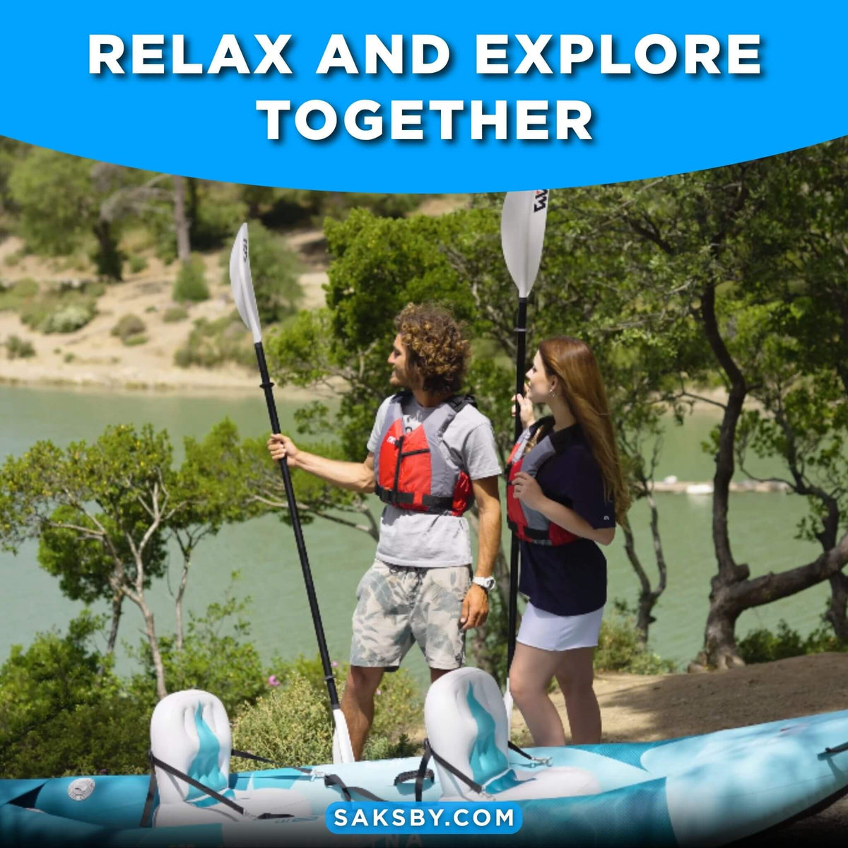 Aqua Marina BETTA BE-412 14-Foot Tandem Kayak - Aloha Swim Wellness