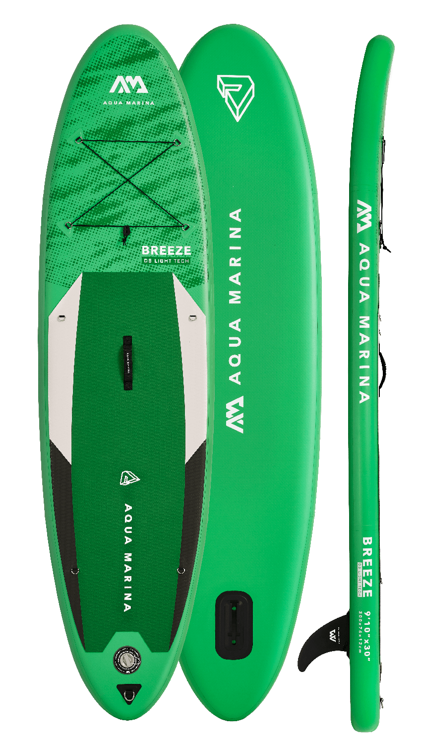Aqua Marina Breeze 9'10" All-Around Inflatable SUP – 220L Portable Paddle Board - Aloha Swim Wellness