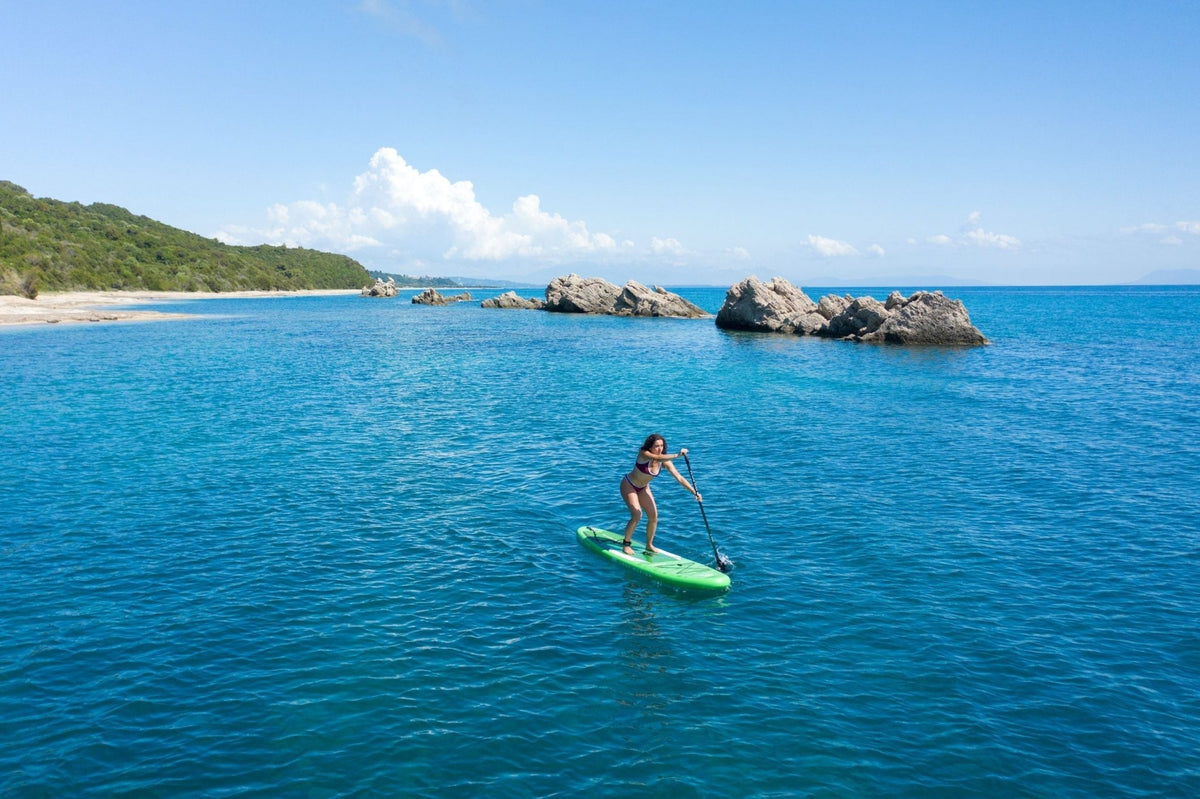 Aqua Marina Breeze 9'10" All-Around Inflatable SUP – 220L Portable Paddle Board - Aloha Swim Wellness