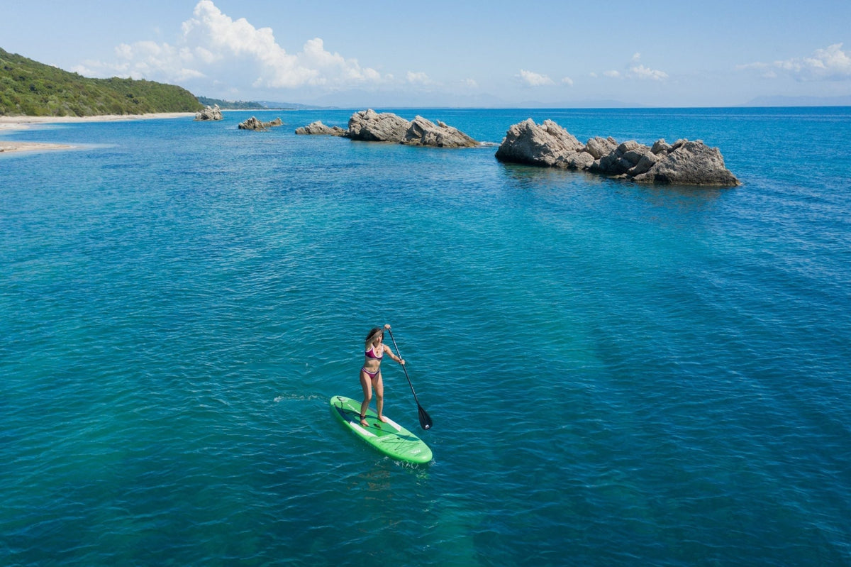 Aqua Marina Breeze 9'10" All-Around Inflatable SUP – 220L Portable Paddle Board - Aloha Swim Wellness