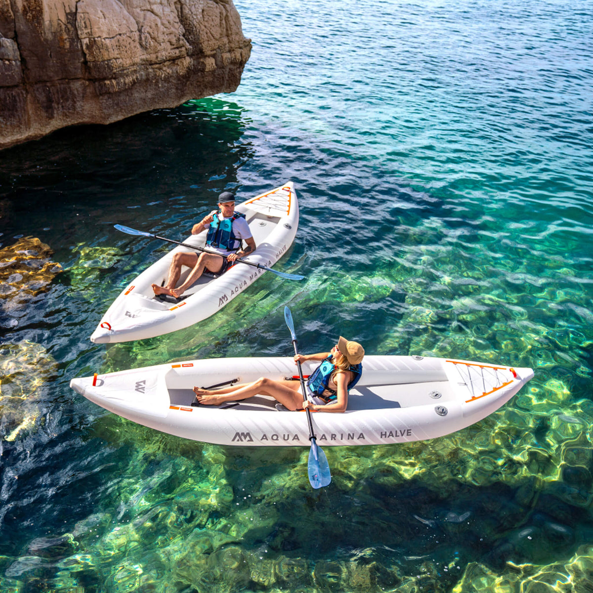 Aqua Marina HALVE HA-398 Ultra-Light Inflatable Kayak - Aloha Swim Wellness