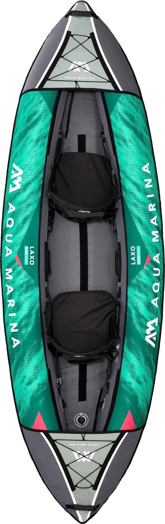Aqua Marina LAXO 10'6" Recreational Inflatable Kayak – Stable, Comfortable & Portable Tandem