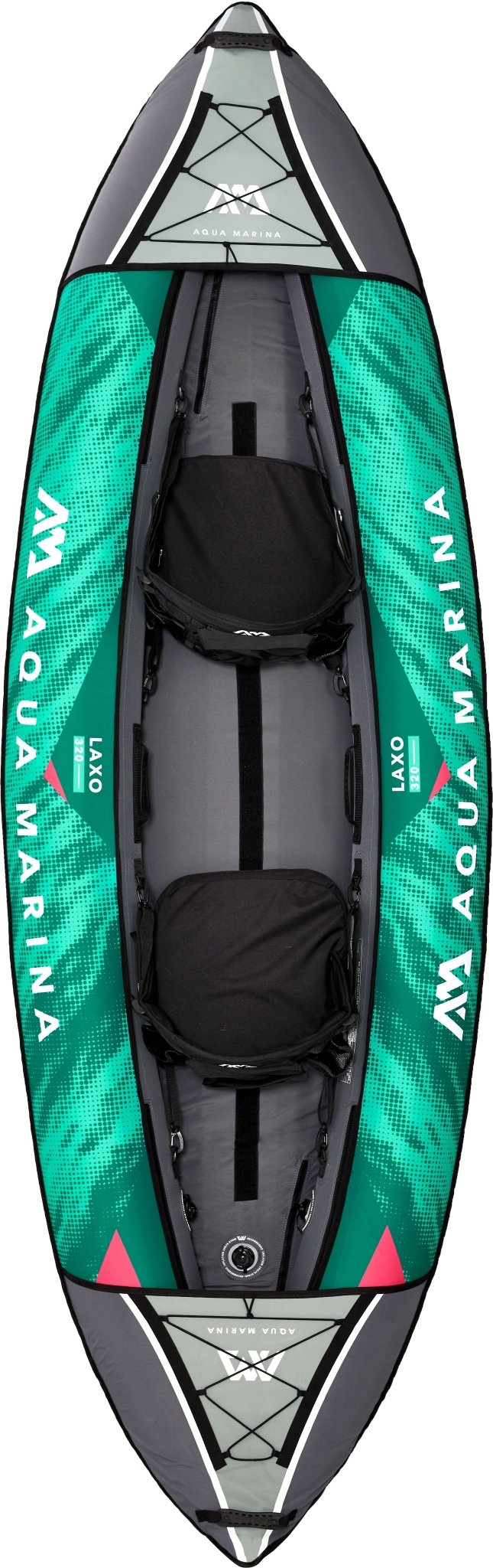 Aqua Marina LAXO 10'6" Recreational Inflatable Kayak – Stable, Comfortable & Portable Tandem - Aloha Swim Wellness