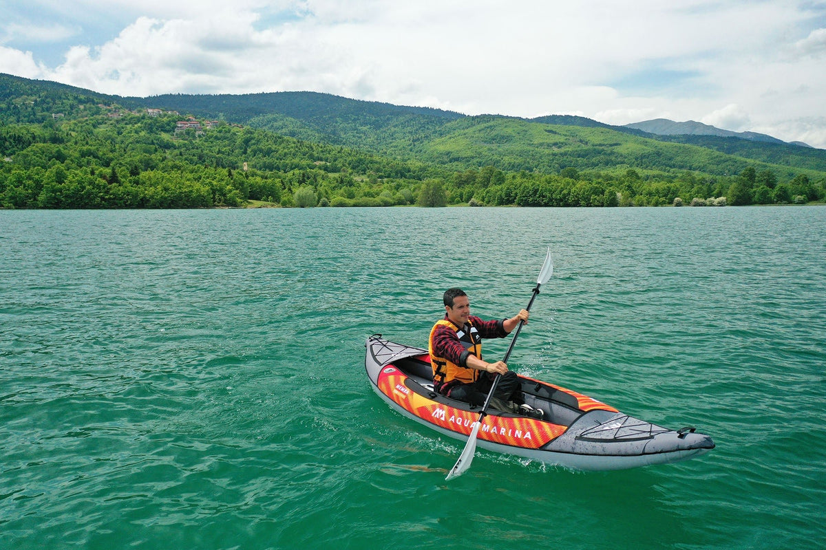 Aqua Marina Memba 10'10" Touring Inflatable Kayak – Lightweight, Fast & Efficient Solo Touring - Aloha Swim Wellness