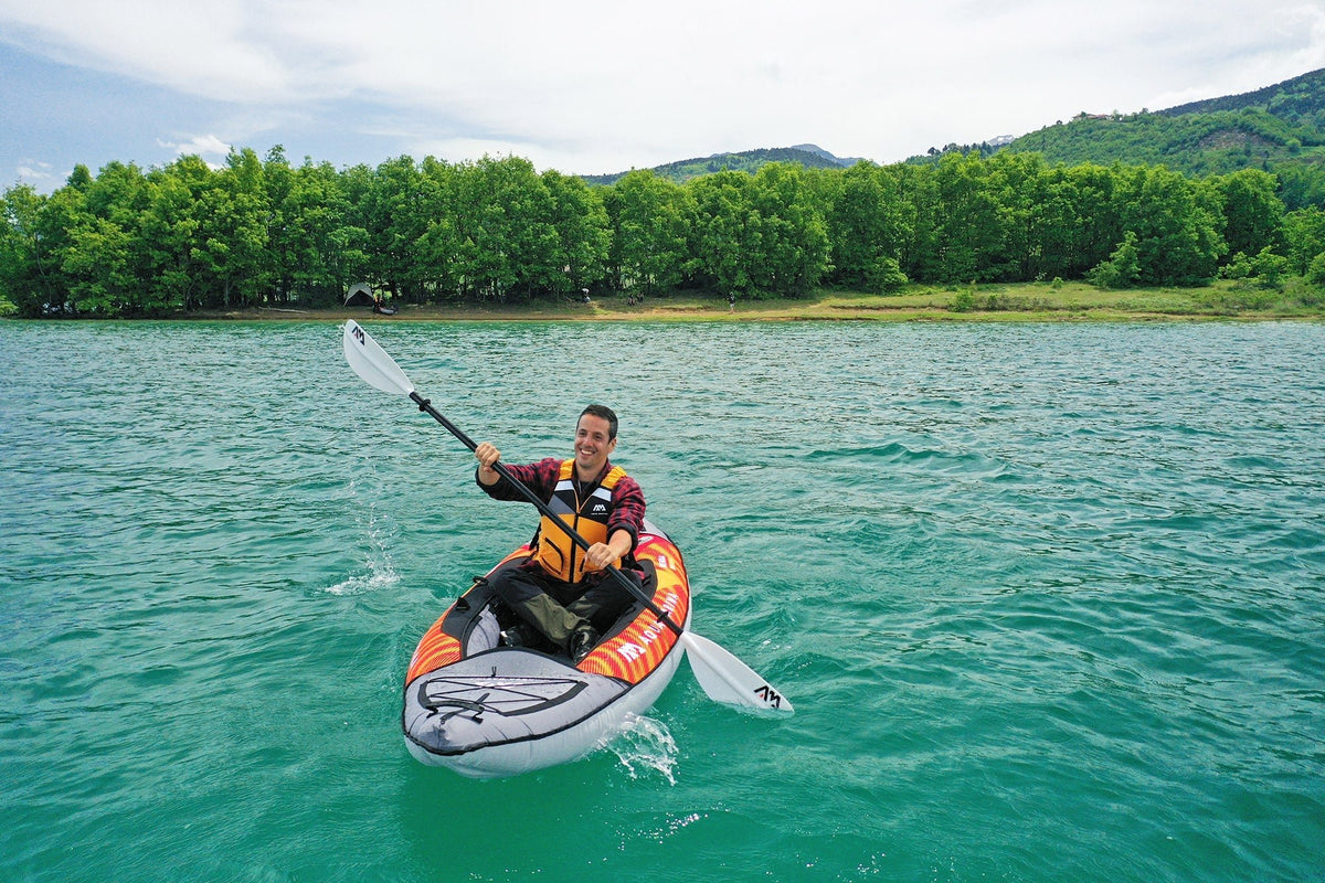 Aqua Marina Memba 10'10" Touring Inflatable Kayak – Lightweight, Fast & Efficient Solo Touring - Aloha Swim Wellness