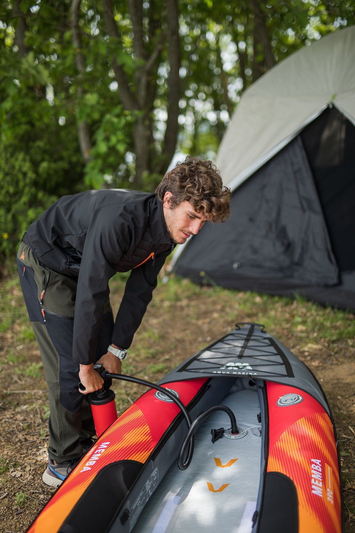Aqua Marina Memba 10'10" Touring Inflatable Kayak – Lightweight, Fast & Efficient Solo Touring - Aloha Swim Wellness