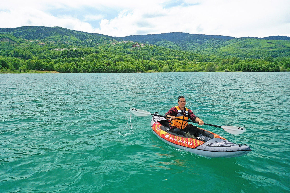 Aqua Marina Memba 10'10" Touring Inflatable Kayak – Lightweight, Fast & Efficient Solo Touring - Aloha Swim Wellness