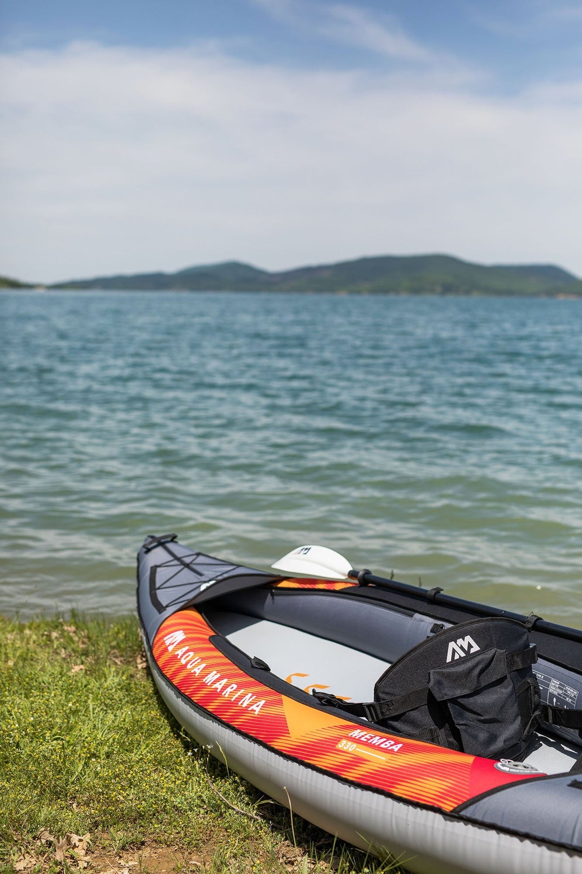 Aqua Marina Memba 10'10" Touring Inflatable Kayak – Lightweight, Fast & Efficient Solo Touring - Aloha Swim Wellness