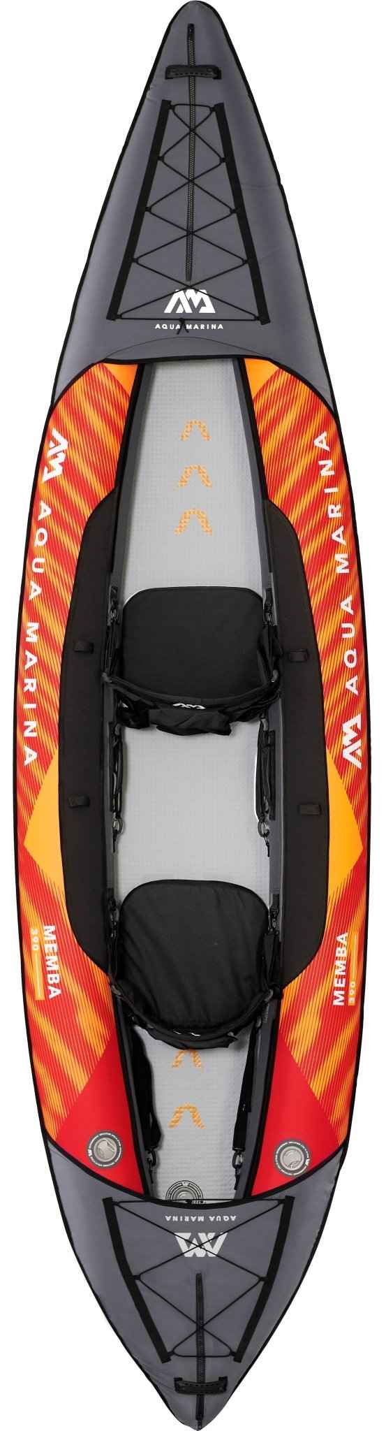 Aqua Marina Memba 12'10" Tandem Touring Inflatable Kayak – Efficient Long-Distance Touring