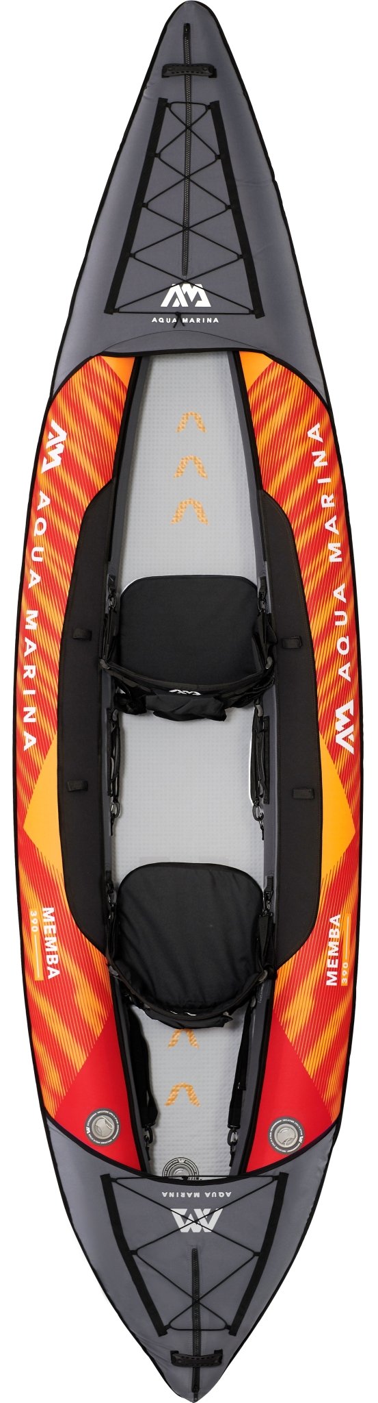 Aqua Marina Memba 12'10" Tandem Touring Inflatable Kayak – Efficient Long-Distance Touring - Aloha Swim Wellness