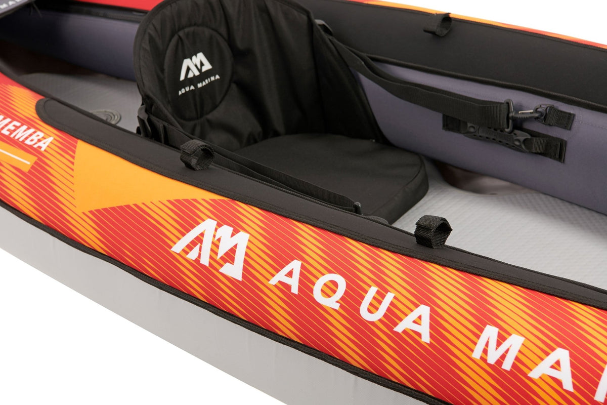 Aqua Marina Memba 12'10" Tandem Touring Inflatable Kayak – Efficient Long-Distance Touring - Aloha Swim Wellness