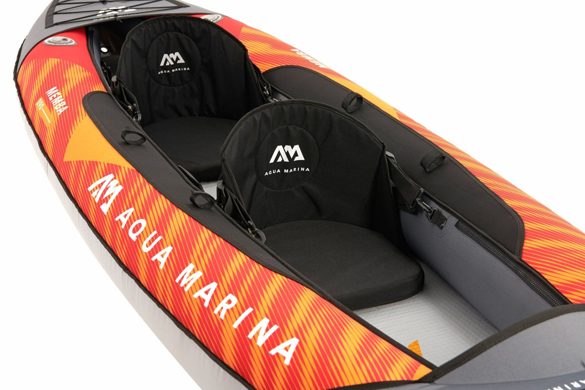 Aqua Marina Memba 12'10" Tandem Touring Inflatable Kayak – Efficient Long-Distance Touring - Aloha Swim Wellness