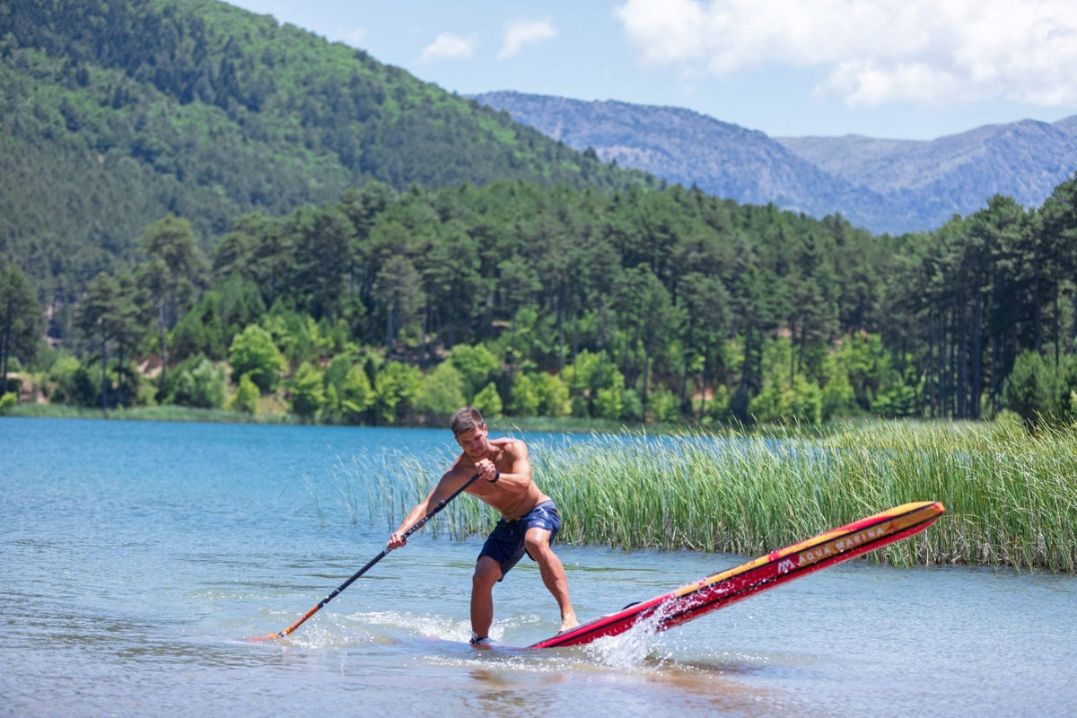 Aqua Marina Race 12'6" Inflatable Racing SUP – 320L High-Rigidity Performance Paddle Board - Aloha Swim Wellness