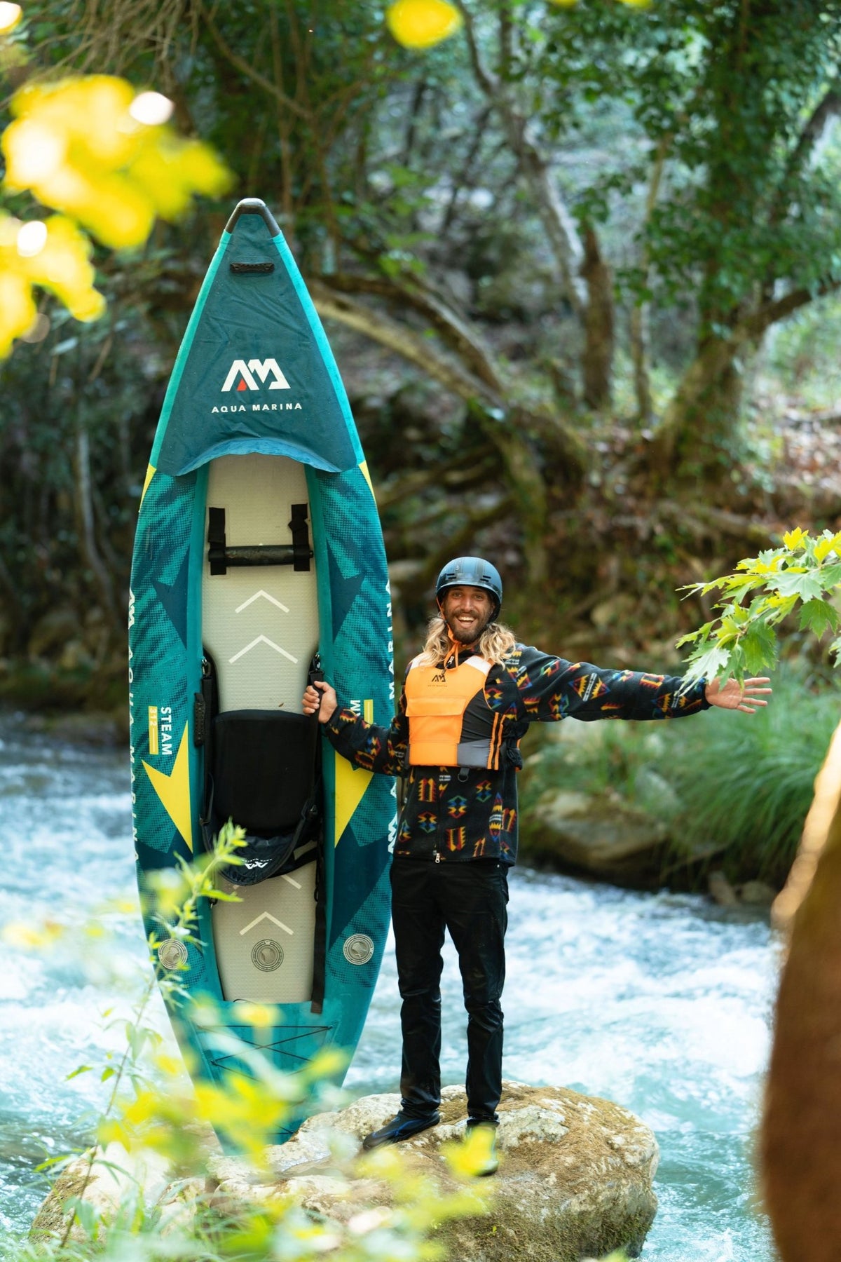 Aqua Marina STEAM 10'3" Inflatable Versatile/Whitewater Kayak - Aloha Swim Wellness