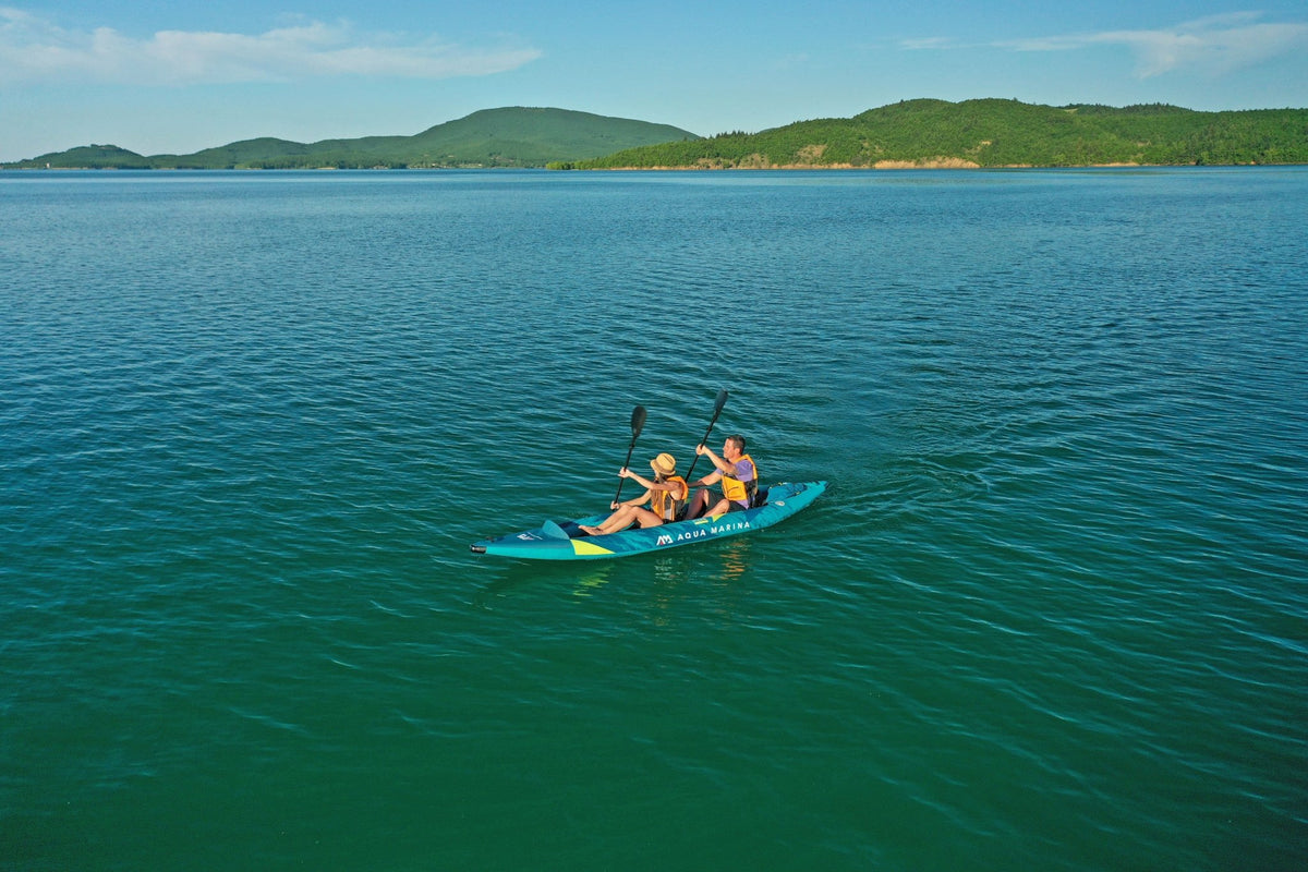 Aqua Marina Steam 13'6" Inflatable Kayak – Premium Touring & Whitewater Performance - Aloha Swim Wellness