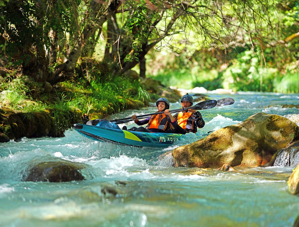 Aqua Marina Steam 13'6" Inflatable Kayak – Premium Touring & Whitewater Performance - Aloha Swim Wellness
