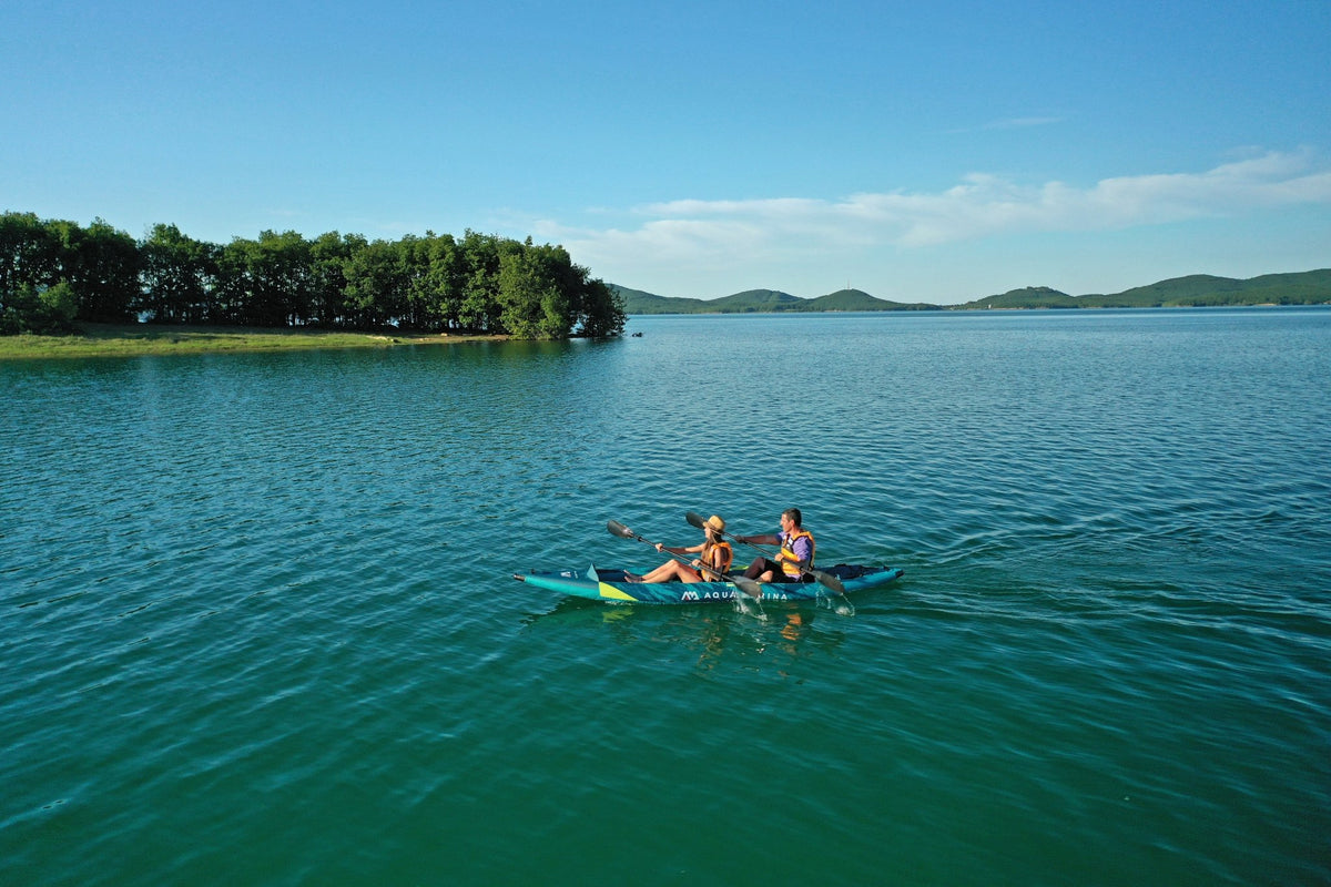 Aqua Marina Steam 13'6" Inflatable Kayak – Premium Touring & Whitewater Performance - Aloha Swim Wellness