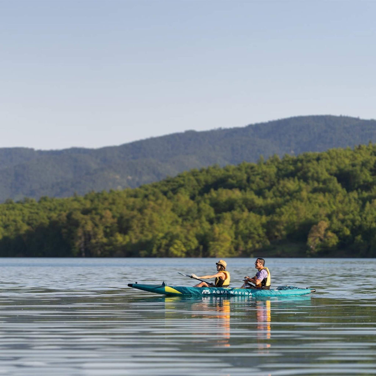 Aqua Marina STEAM-412 14-Foot Tandem Inflatable Kayak - Aloha Swim Wellness