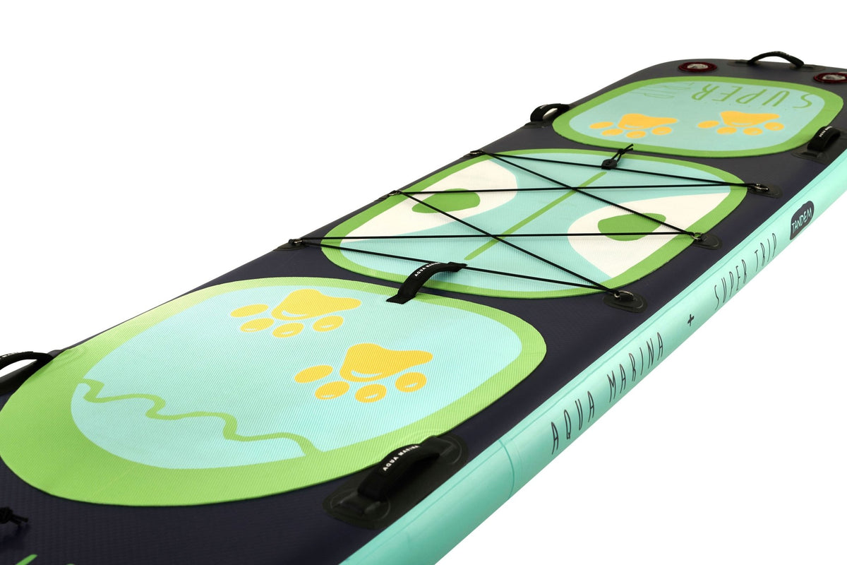 Aqua Marina Super Trip Tandem 14'0" Inflatable SUP – Stable Multi-Person Touring & Adventure Board - Aloha Swim Wellness