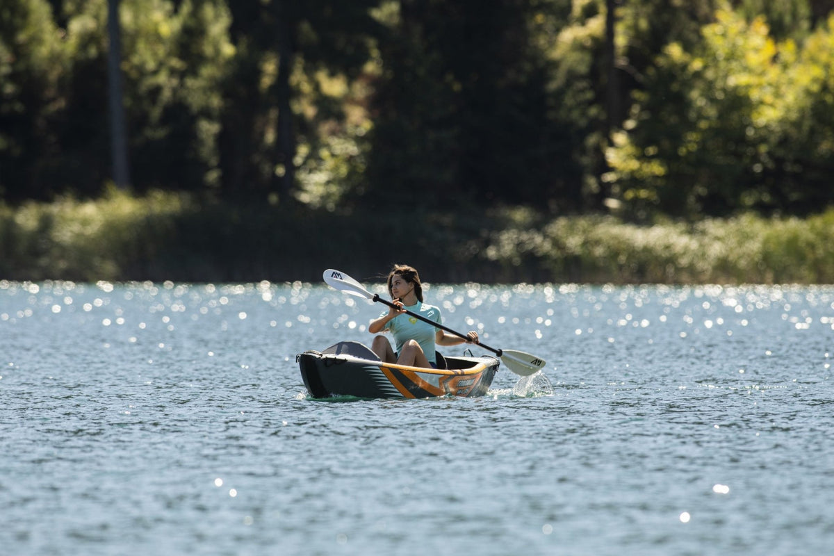 Aqua Marina TOMAHAWK AIR-K 12'4" Inflatable High Pressure Speed Kayak / Canoe - Aloha Swim Wellness