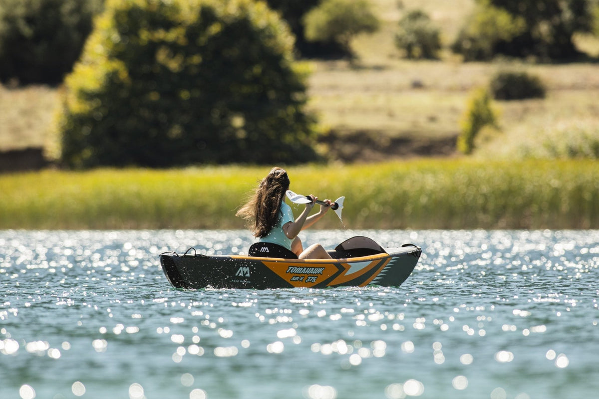 Aqua Marina TOMAHAWK AIR-K 12'4" Inflatable High Pressure Speed Kayak / Canoe - Aloha Swim Wellness