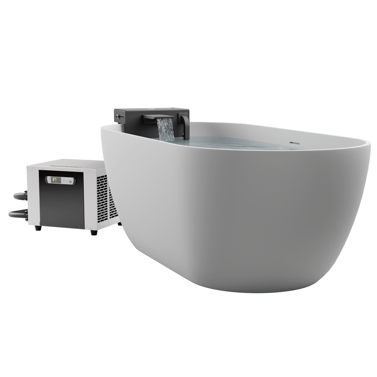 AZ-Adapt Cold Plunge Bundle – 0.8 HP Water Chiller & Adjustable Tub Adapter - Aloha Swim Wellness