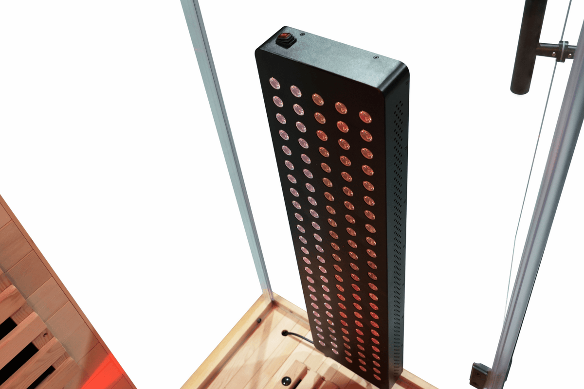Blisspod Vantaa RED 2-Person Full-Spectrum Infrared Sauna – Wi-Fi, Red Light & Chromotherapy - Aloha Swim Wellness