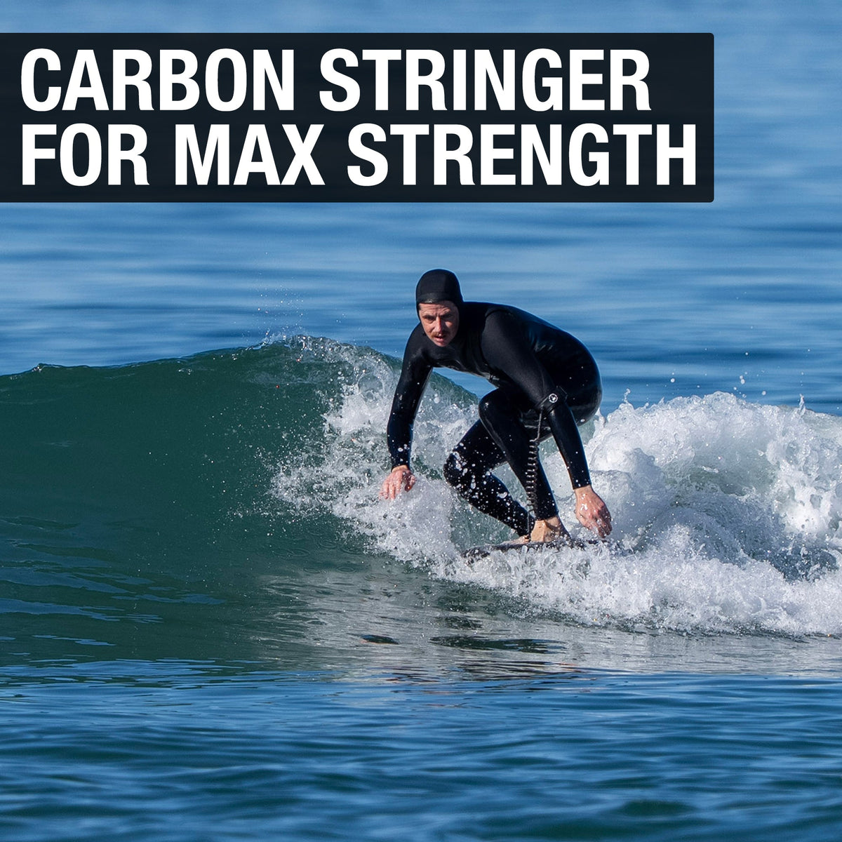 High-Performance Bodyboard – Carbon Stringer, IXPE Deck & Crescent Tail