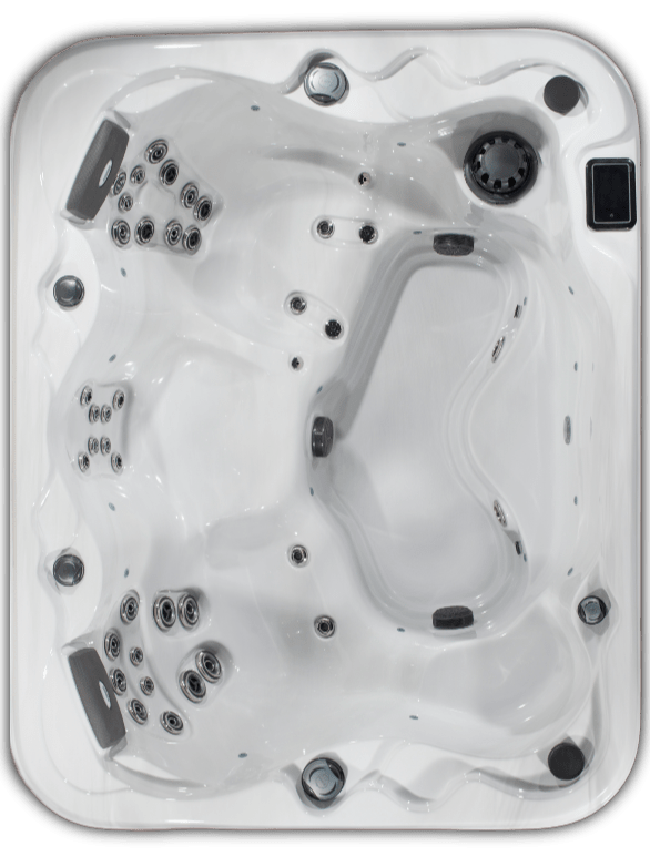 Colorado 4-Person Hot Tub Spa – Compact 5' × 7' Outdoor Spa - Aloha Swim Wellness