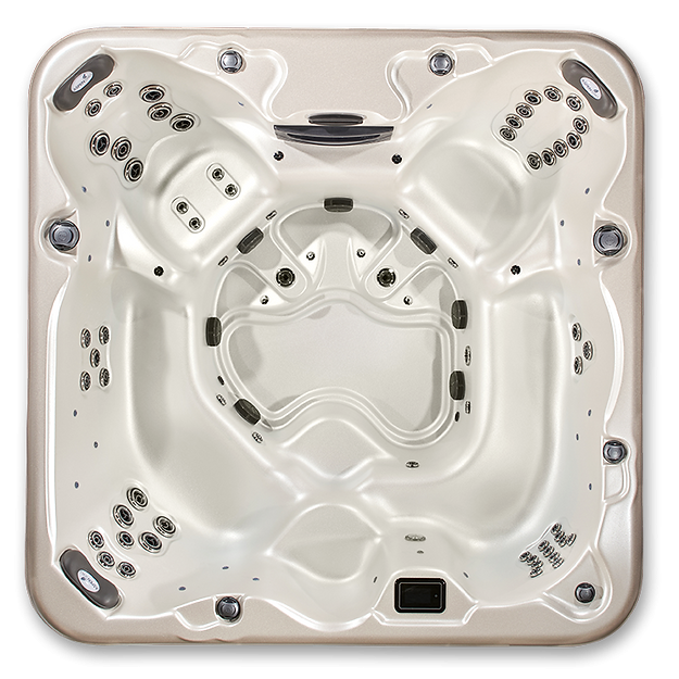 Arcadia Luxury Hot Tub – 7-Person Luxury Spa with Dual Captain’s Chairs