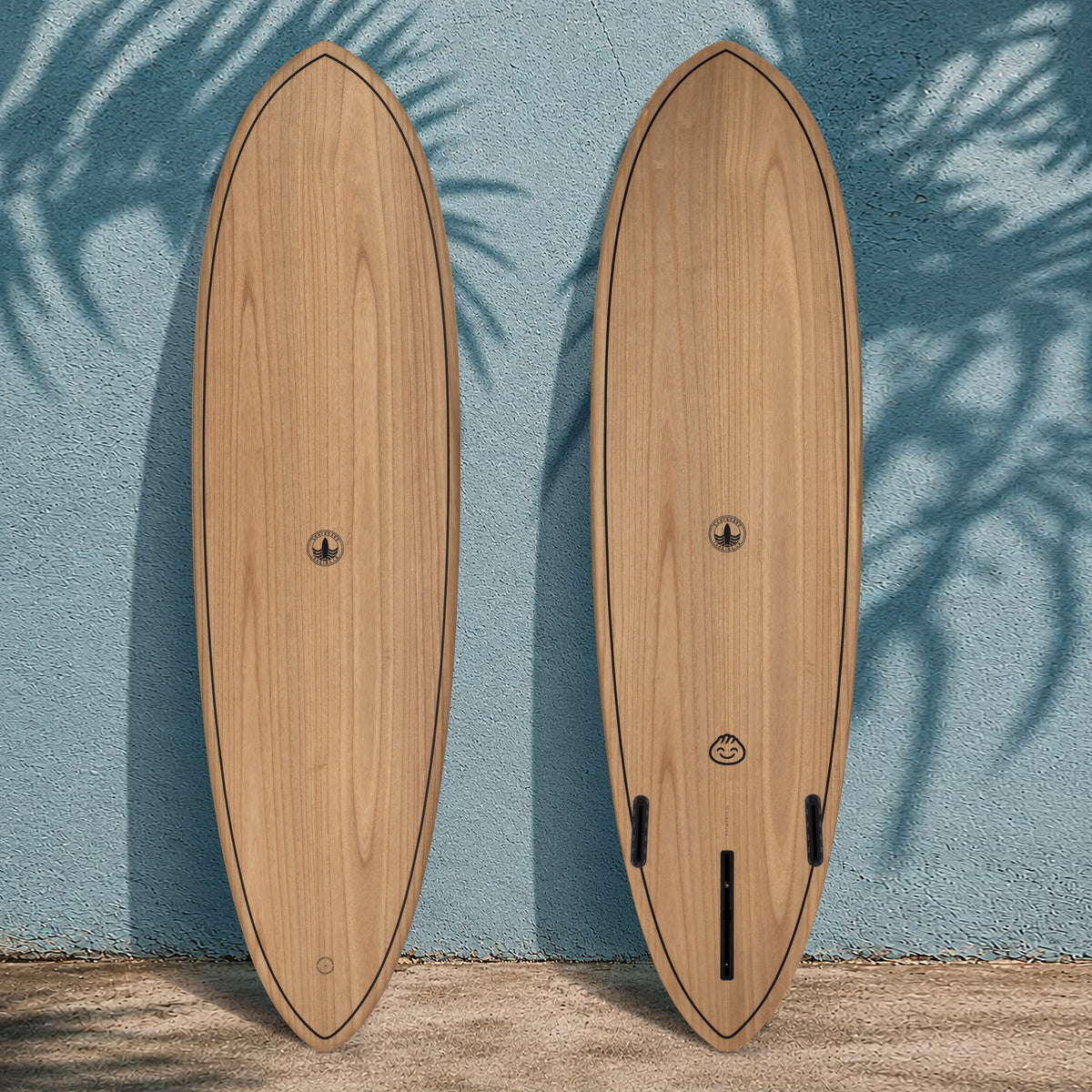 Dumplin Mid-Length Surfboard – High-Volume Paulownia EPS Shape for Easy Paddling & More Waves - Aloha Swim Wellness