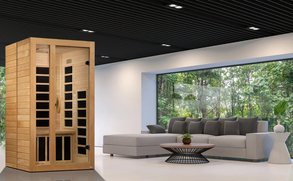 Dynamic Saunas Gracia Elite 1–2 Person Infrared Sauna - Aloha Swim Wellness
