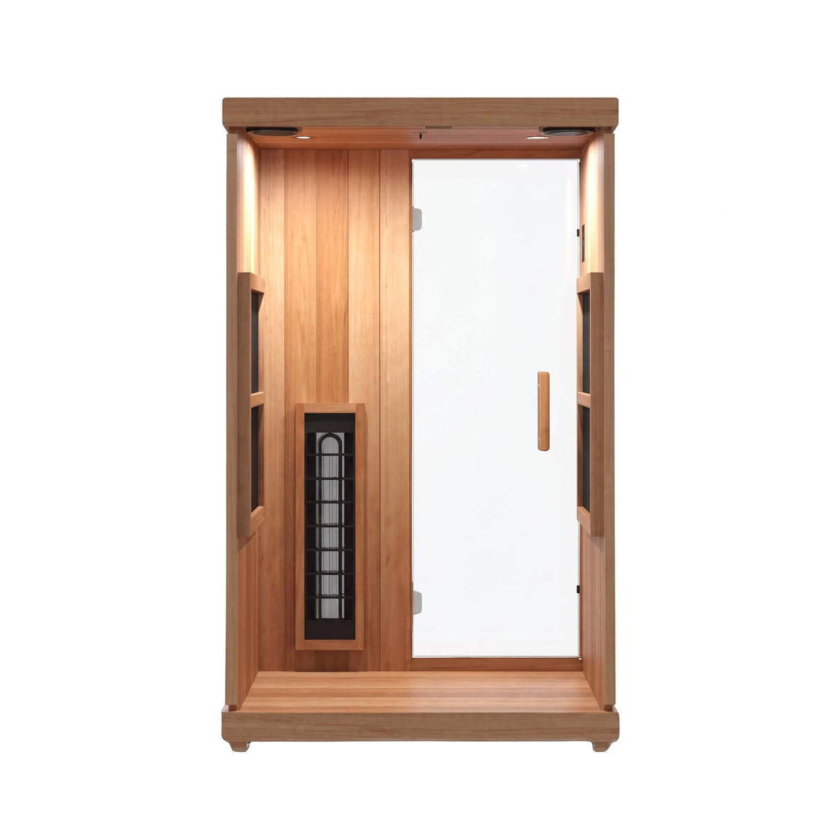 Finnmark FD-2 Full-Spectrum 2-Person Infrared Sauna – LCD Touchscreen & Bluetooth Audio