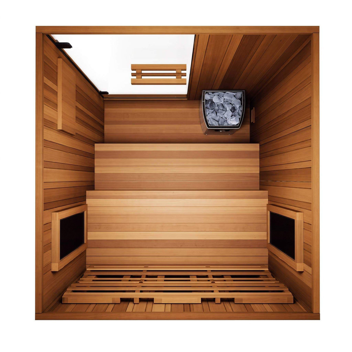 Finnmark FD-4 Trinity 2-Person Sauna – Infrared, Traditional Heat & Red Light