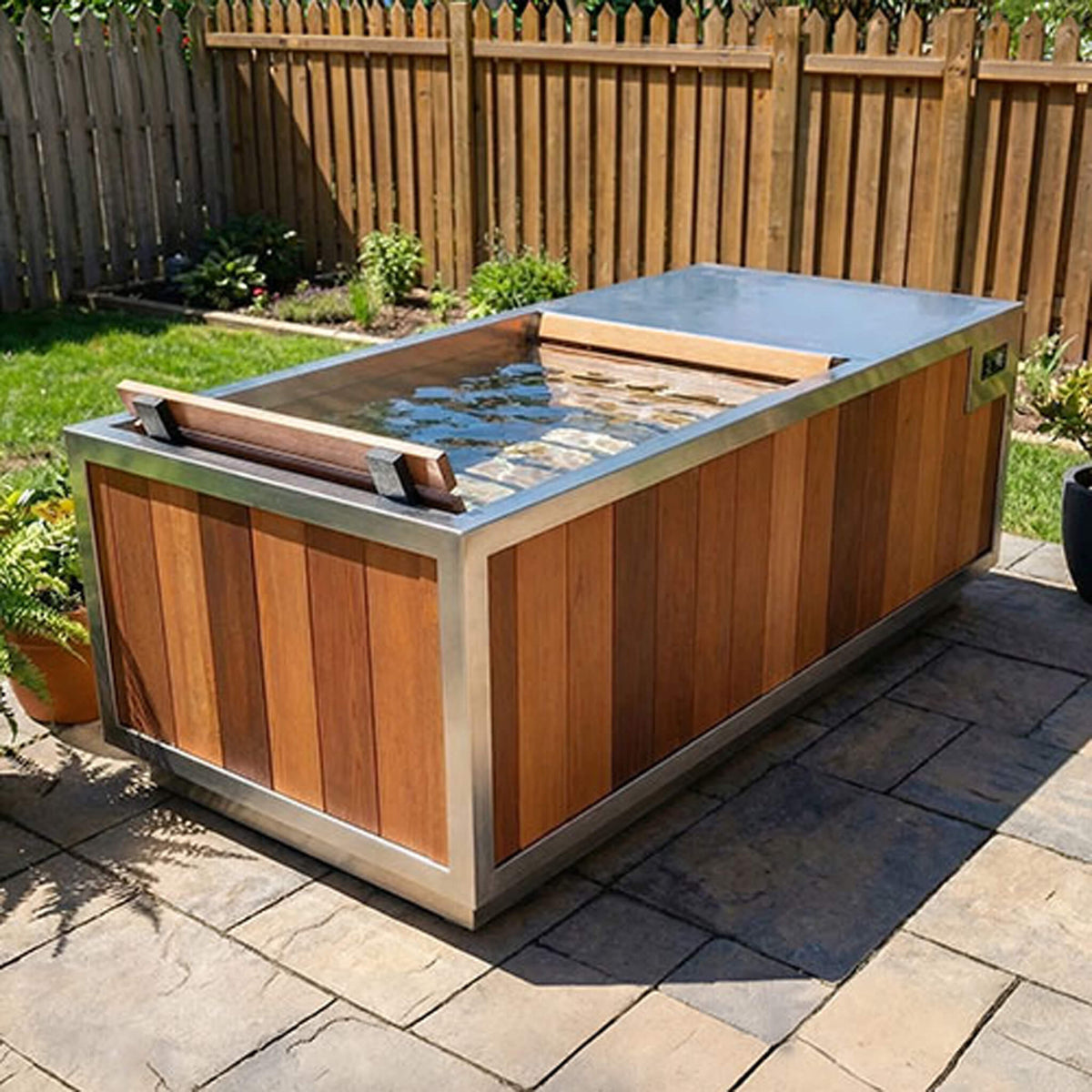 Finnmark SoulCold™ Cold & Hot Plunge – Stainless Steel Tub with Wi-Fi Temperature Control