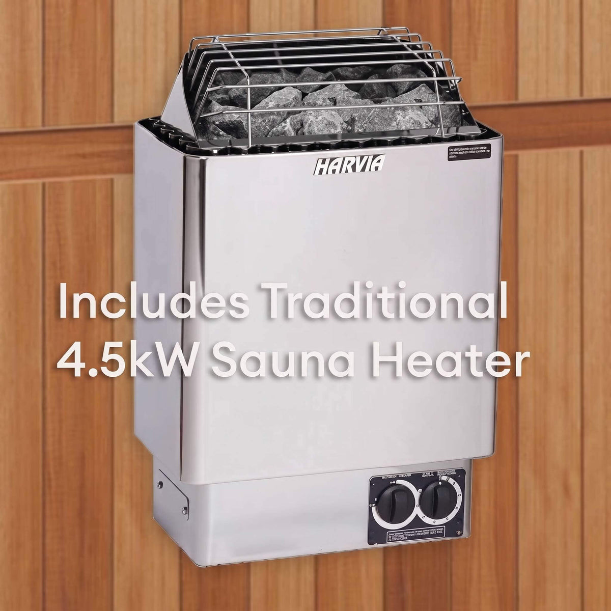 Finnmark FD-5 Trinity XL 4-Person Infrared & Traditional Sauna Combo with Red Light Therapy