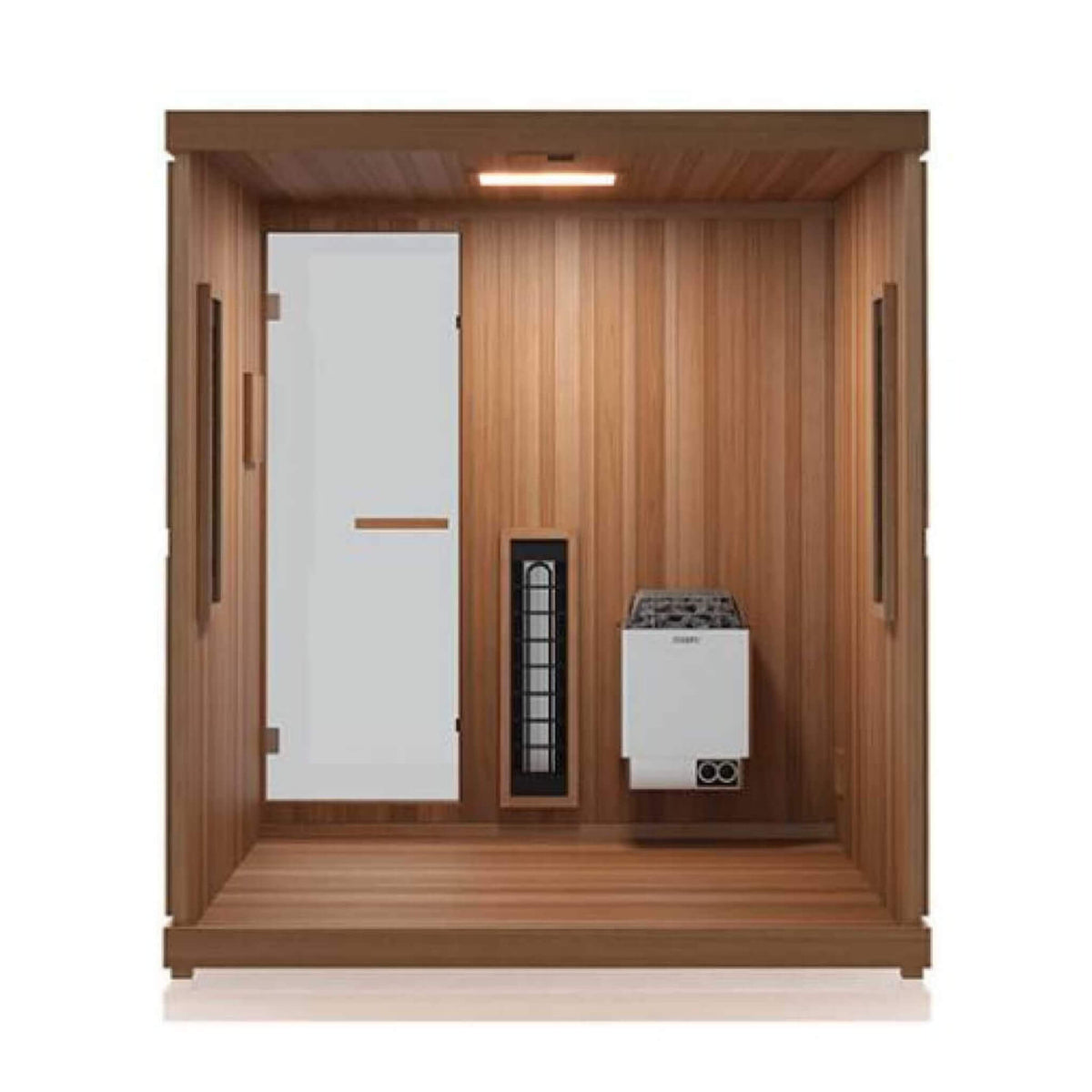 Finnmark FD-5 Trinity XL 4-Person Infrared & Traditional Sauna Combo with Red Light Therapy