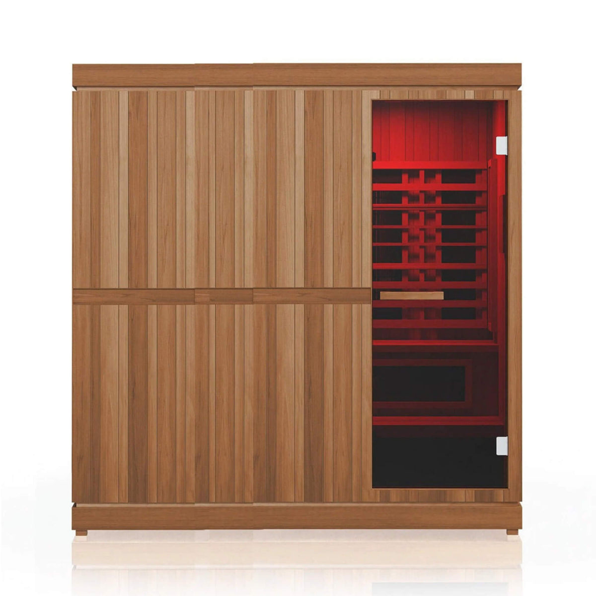 Finnmark FD-5 Trinity XL 4-Person Infrared & Traditional Sauna Combo with Red Light Therapy