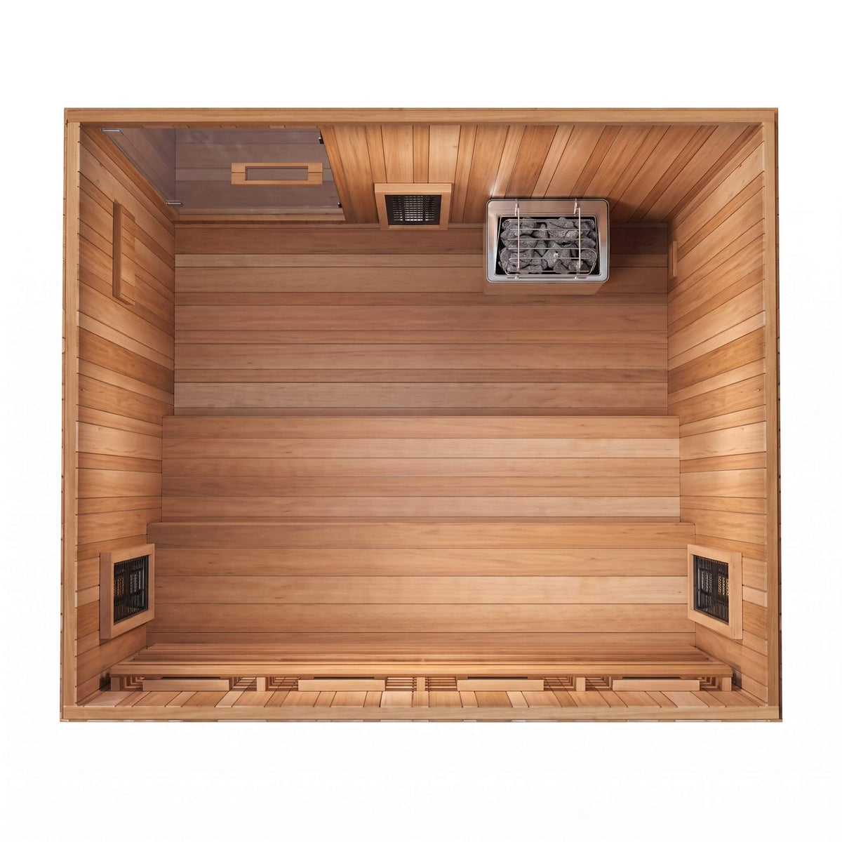 Finnmark FD-5 Trinity XL 4-Person Infrared & Traditional Sauna Combo with Red Light Therapy