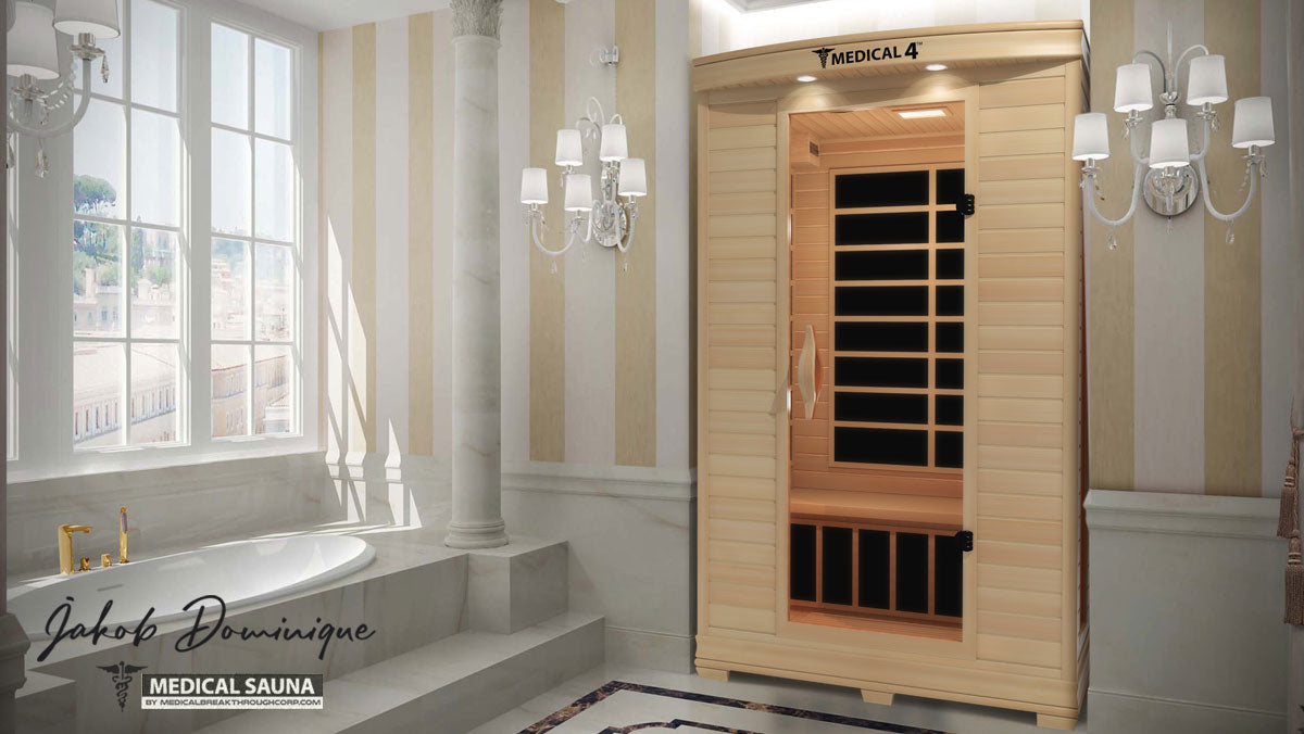 Medical 4 Full-Spectrum Infrared Sauna – 2-Person Home Sauna, 1700W