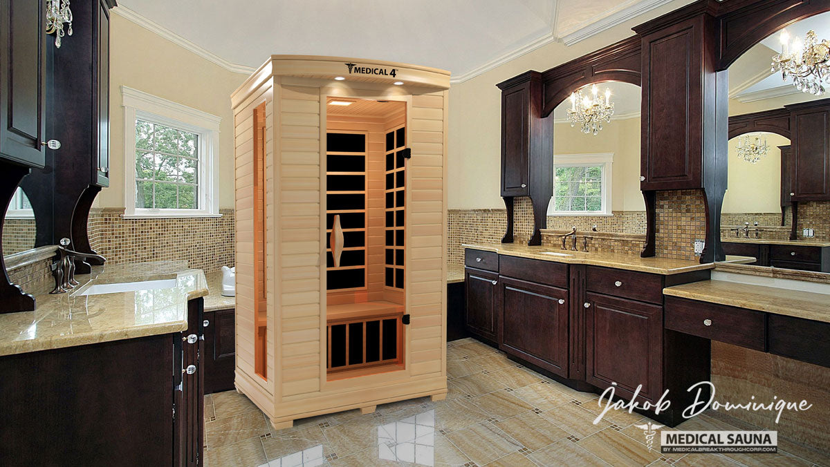 Medical 4 Full-Spectrum Infrared Sauna – 2-Person Home Sauna, 1700W