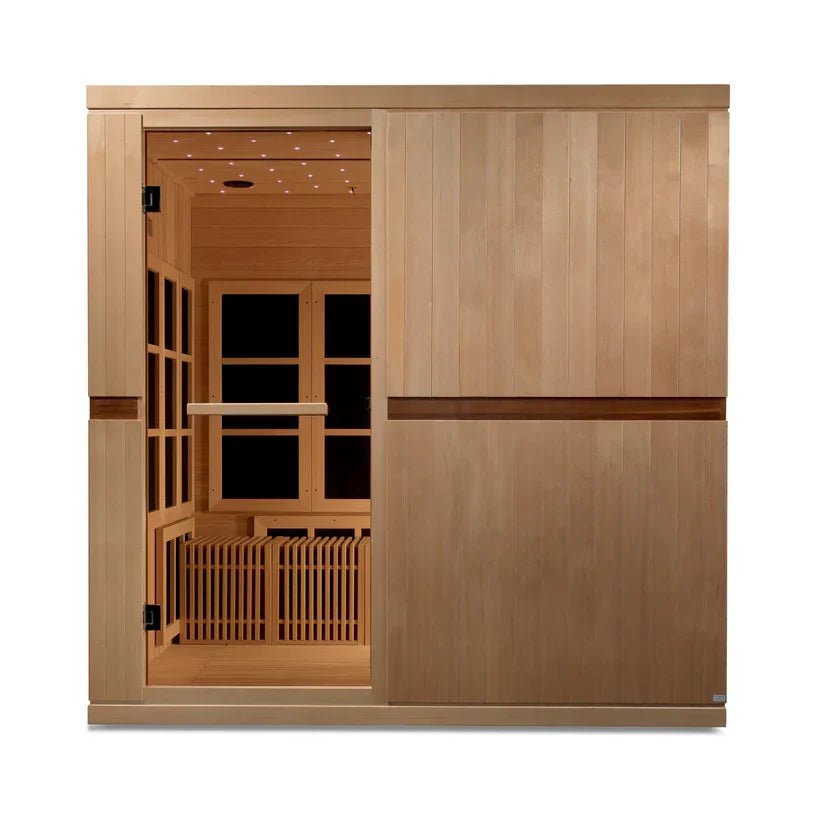 Golden Designs Catalonia Elite 8-Person Ultra-Low EMF Infrared Sauna – GDI 6880-02 - Aloha Swim Wellness