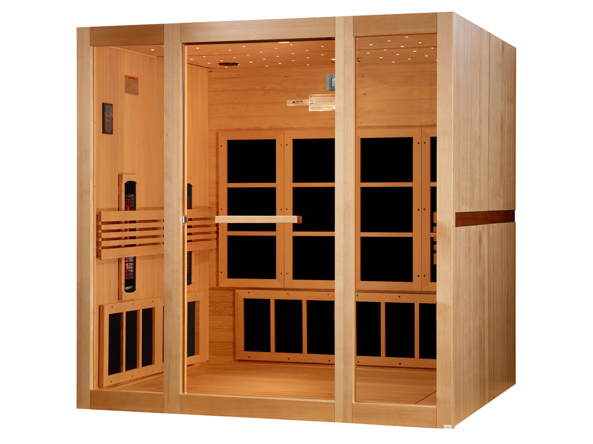 Golden Designs GDI-6880-03 FS 8-Person Infrared Sauna - Aloha Swim Wellness