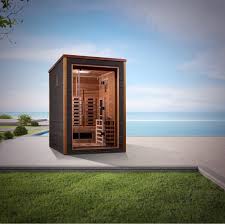 Golden Designs Nora 2-Person Outdoor Hybrid Sauna - Aloha Swim Wellness
