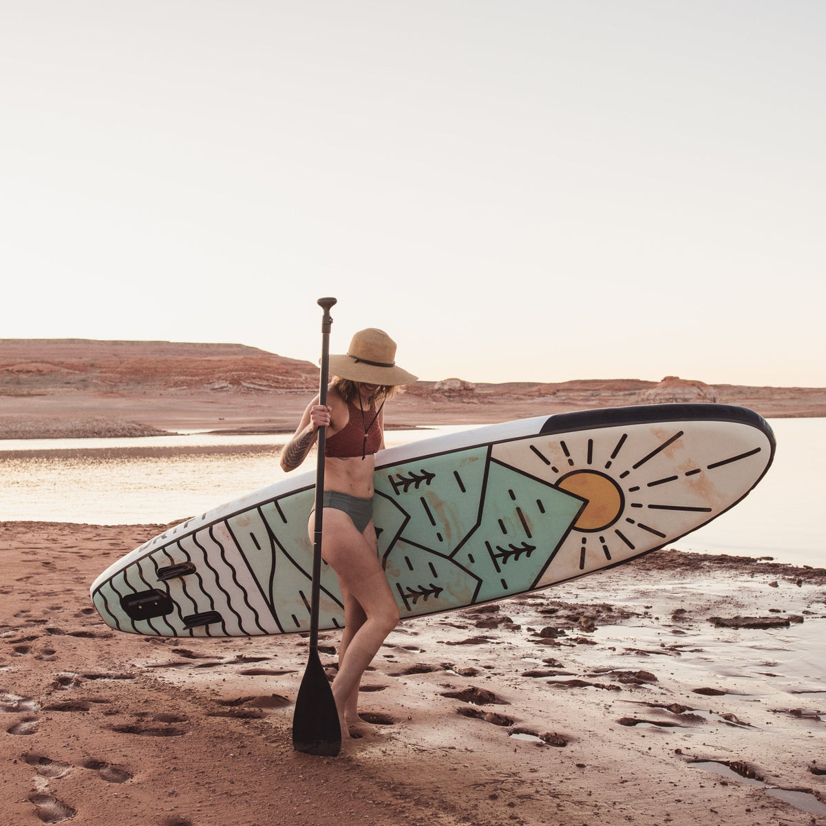GrandSol CANYON Inflatable SUP – 11'4" Extra-Wide - Aloha Swim Wellness