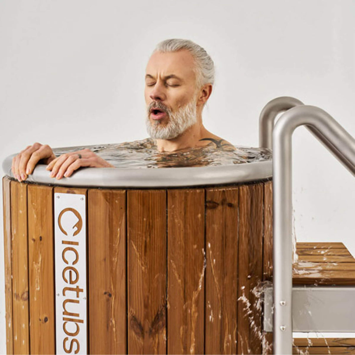 Icetubs IceBarrel Cold Plunge Tub – Thermowood Immersion Spa with Integrated Chiller & Heater