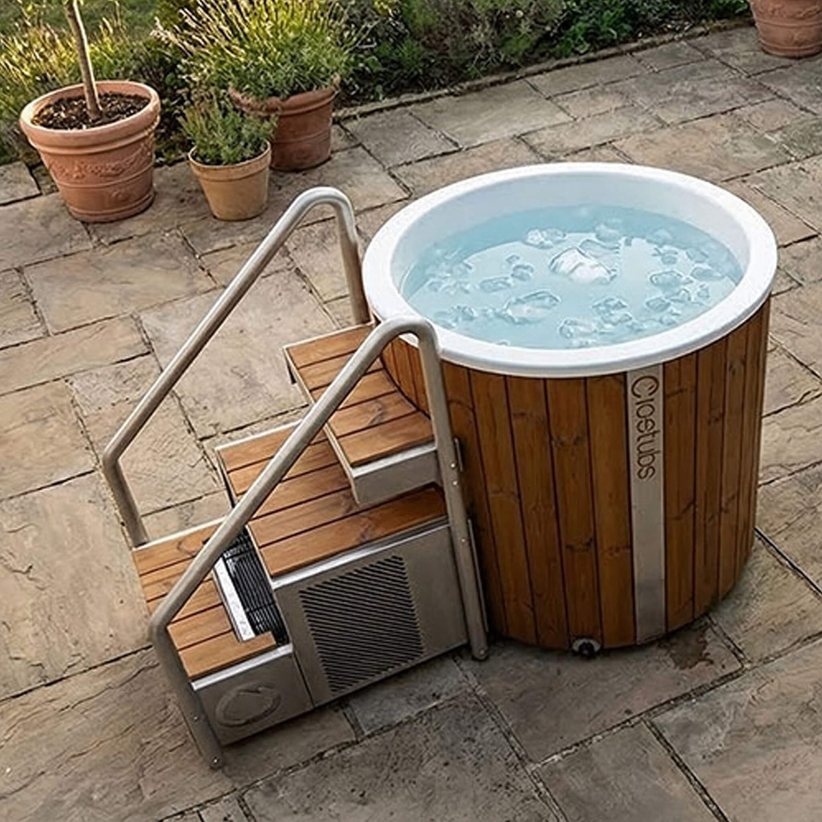Icetubs IceBarrel XL Cold Plunge Tub – Thermowood & Fiberglass, App-Controlled