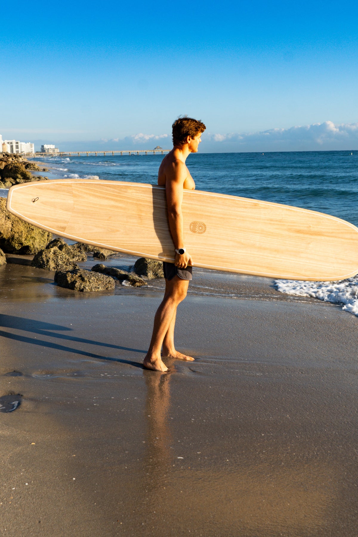Just The Tip Noserider Longboard – Stable Traditional Surfboard for Cross-Stepping & Noseriding - Aloha Swim Wellness